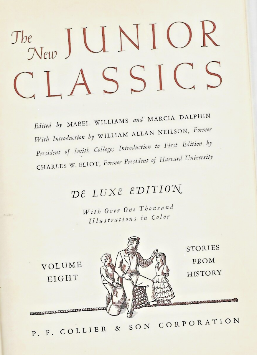 THE NEW JUNIOR CLASSICS 1956 H/C                                             B-6