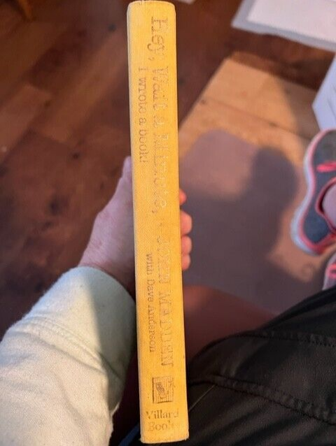 HEY WAIT A MINUTE I WROTE A BOOK:John Madden & Dave Anderson 1984            B-1