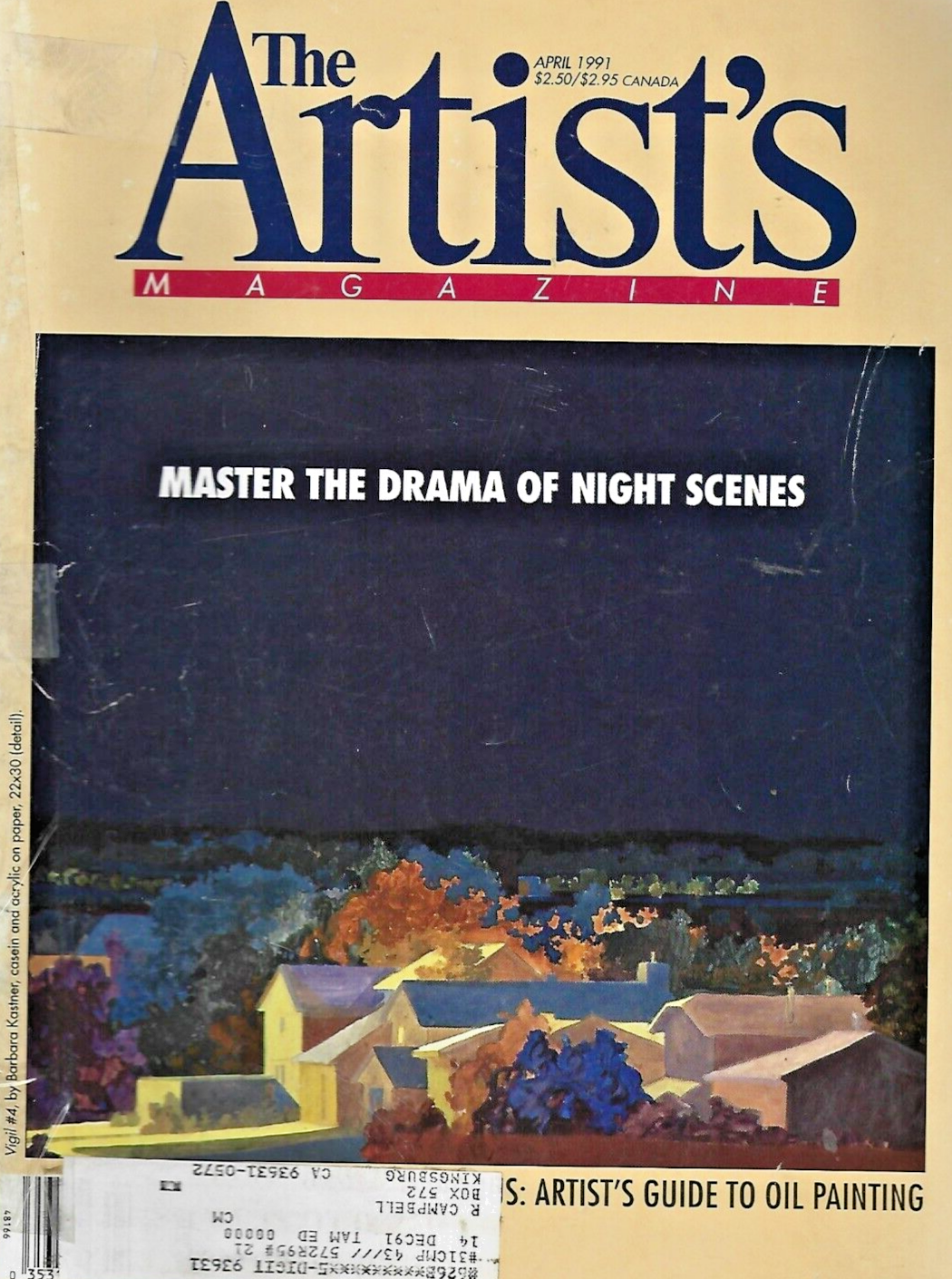 THE ARTIST'S MAGAZINE "10"1991 Magazines ( See Issues Below)   VG  B20