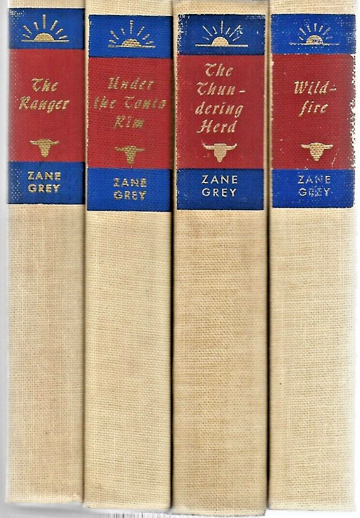 ZANE GREY BOOKS "4" H/C (See Sellers Descripton for Titles)                 L-42