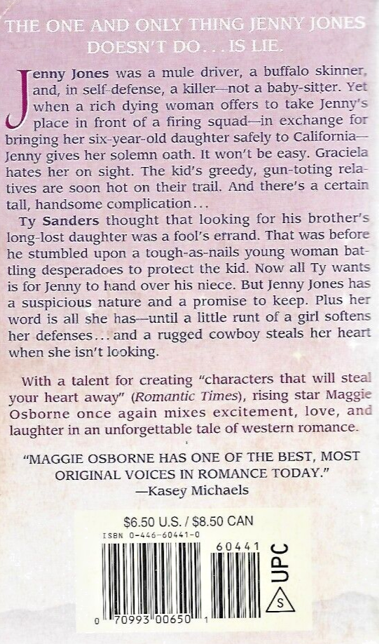 The Promise of Jenny Jones by Maggie Osborne (1997, Mass Market, Reprint)    B-3