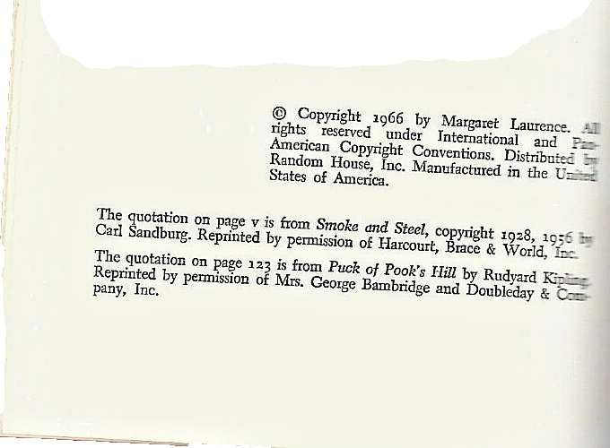 RACHEL, RACHEL by Margaret Laurence 1966 HC    B-10