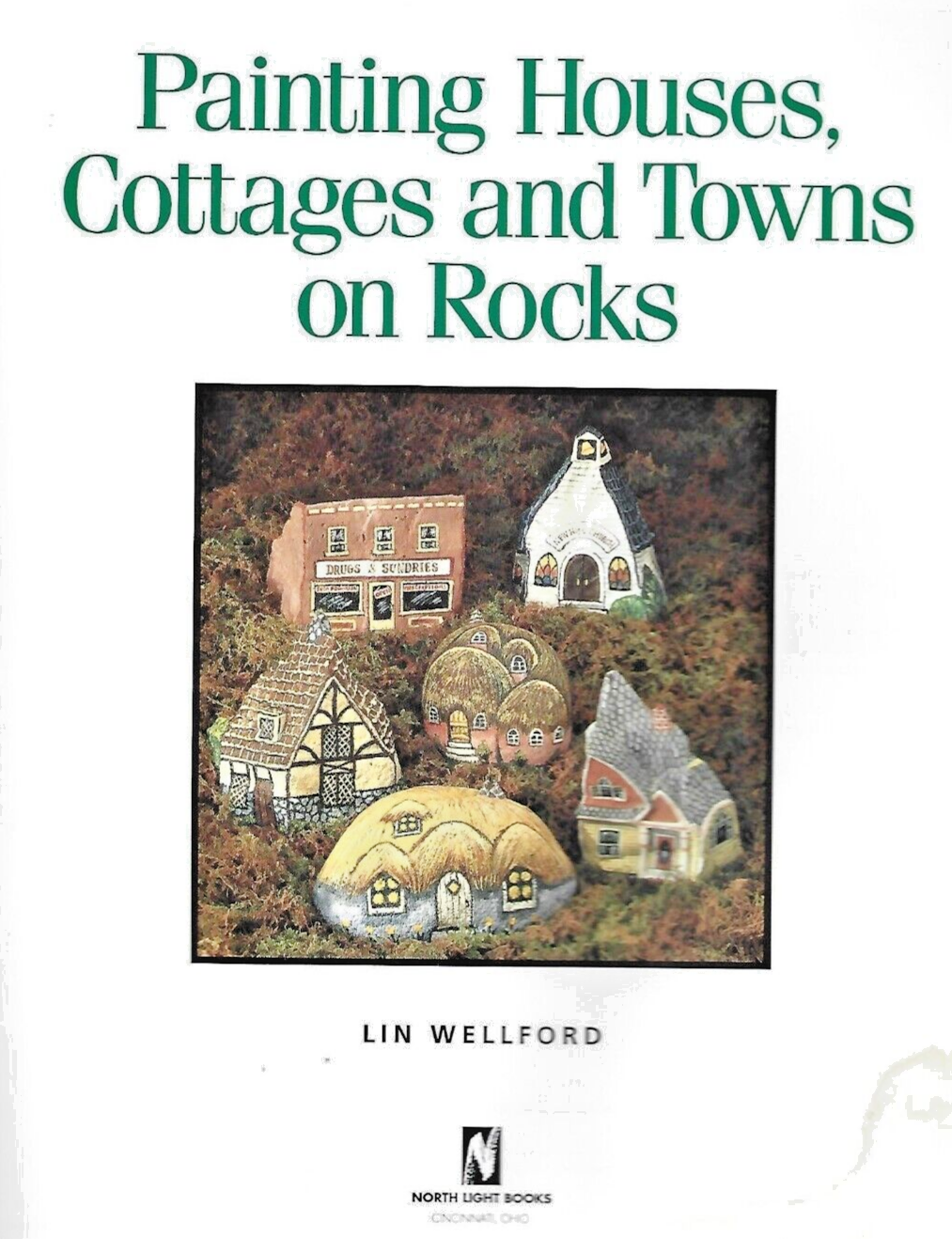 PAINTING HOUSES,COTTAGES and TOWNS on ROCKS 1996                            B-17