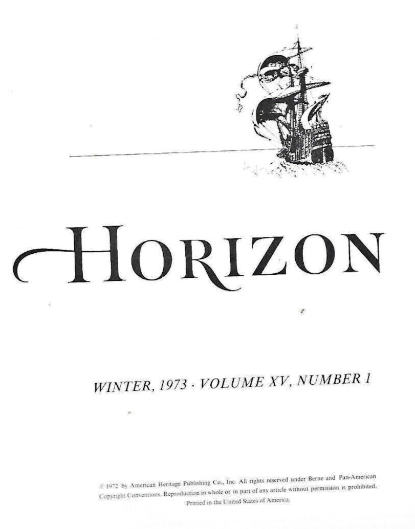 5- HORIZON MAGAZINES H/C 1972/1976 SEE DETAILS SELLERS DESCRIPTION          B-13