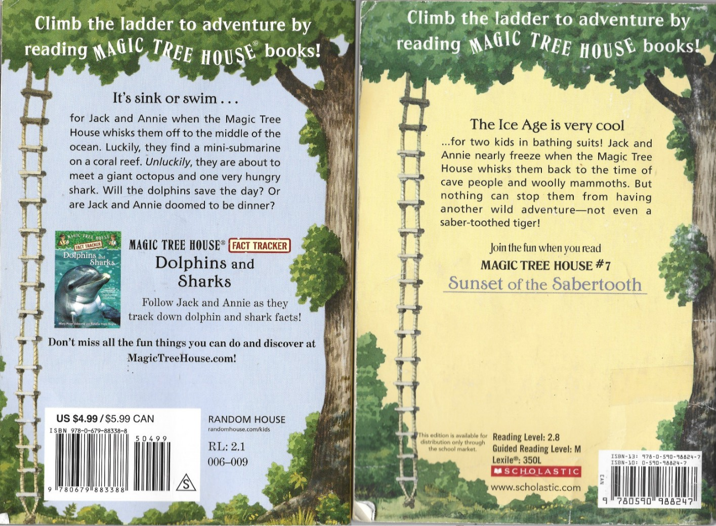 Magic Treehouse7,9,17,23 & Dinosaur Field Guide 1,by Mary Pope Osborne, PB  B32