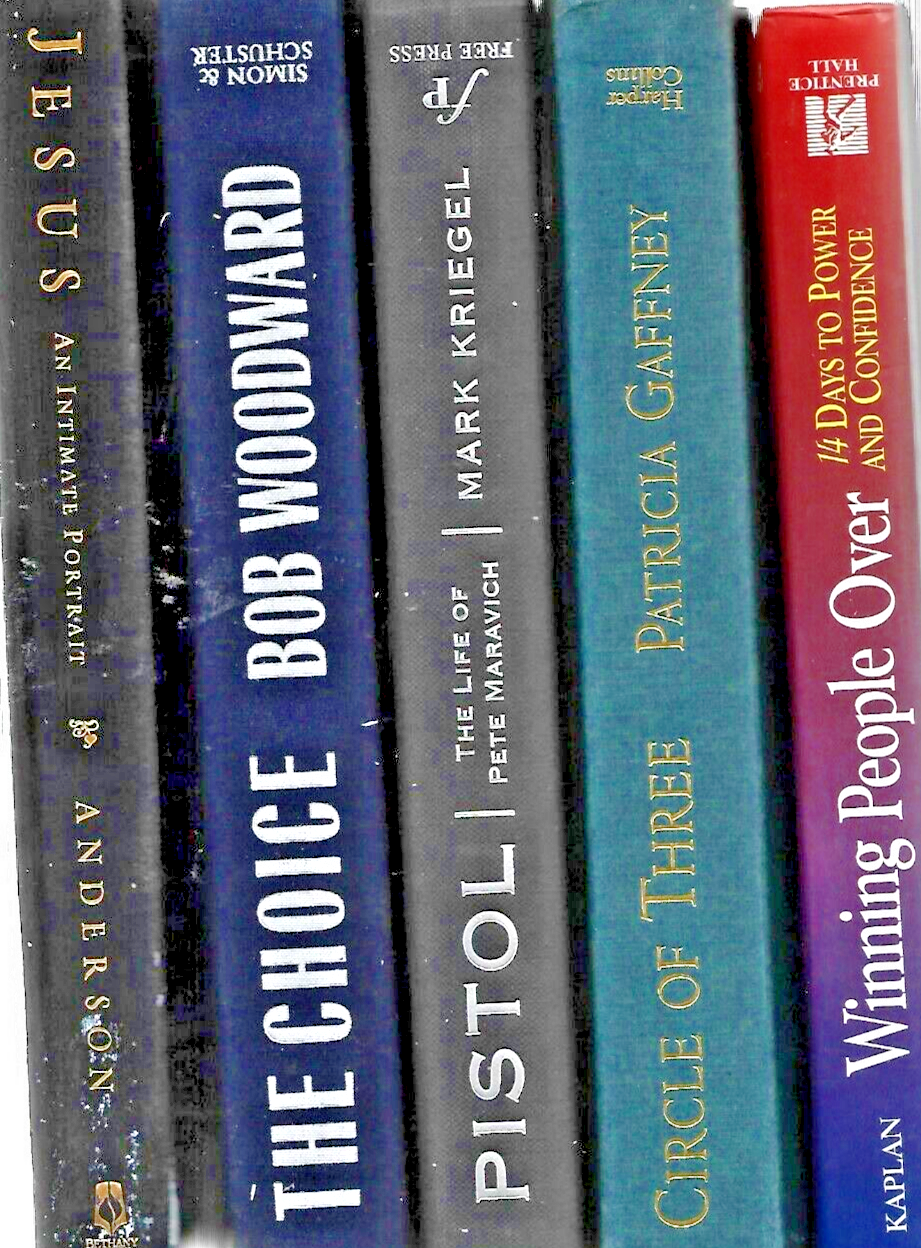 BUNDLE OF 5 HARDCOVER BOOKS " See Sellers Description"                      B-20