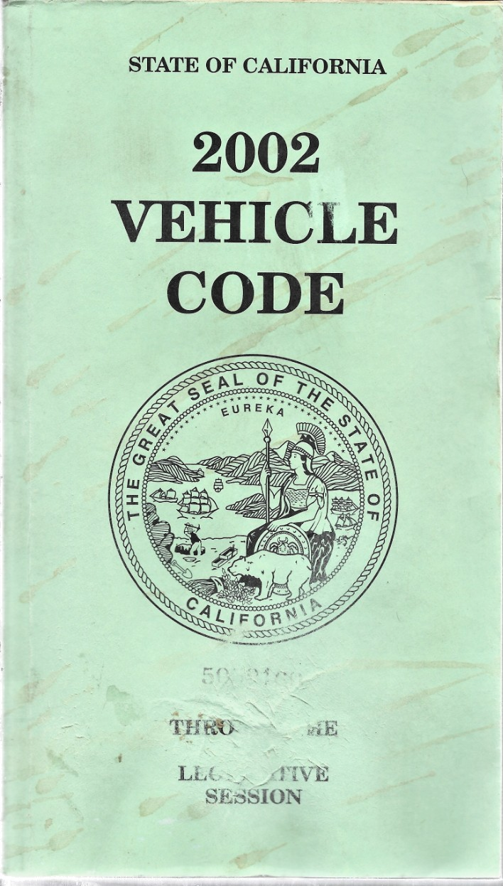 2002 California Vehicle Code PB Good B-32