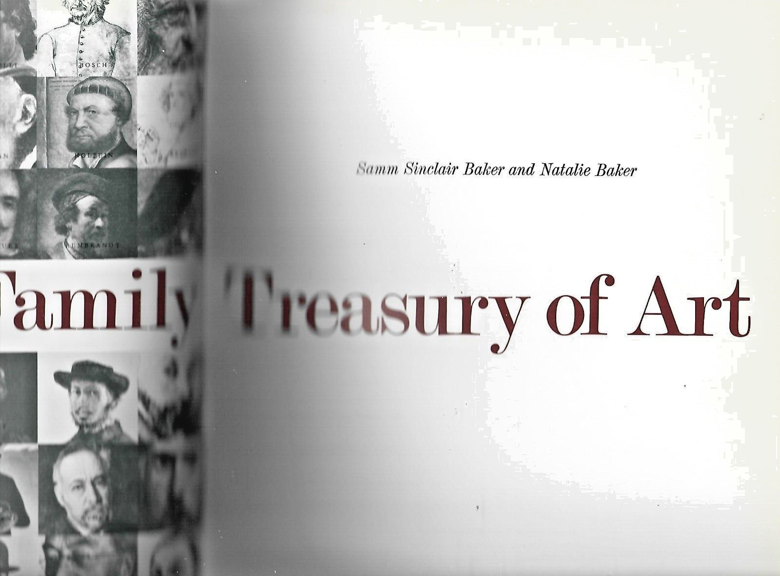Family Treasury of Art by Samm Sinclair Baker 1981 Hardcover "Very Good"    B-19