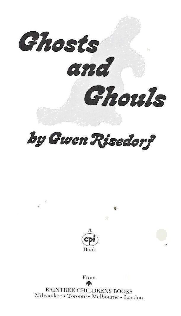 GHOSTS AND GHOULS 1977 H/C                                                   B-6