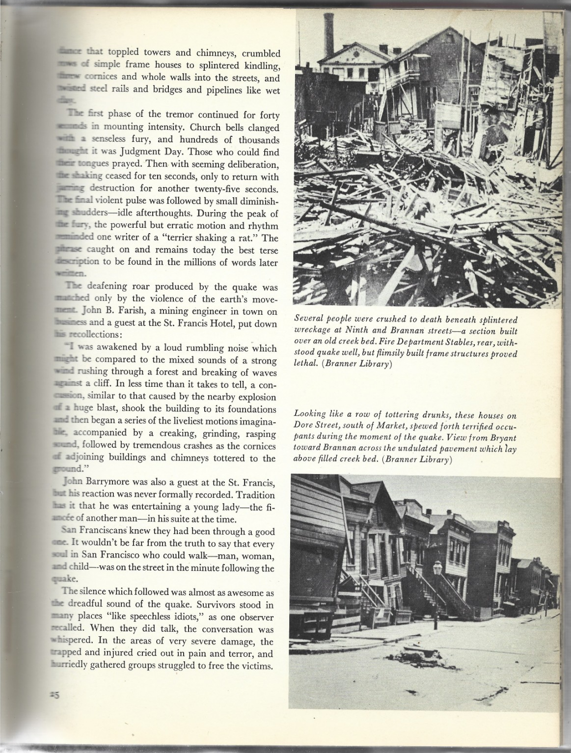 The Earth Shook / The Sky Burned 1959 HC Good B-32