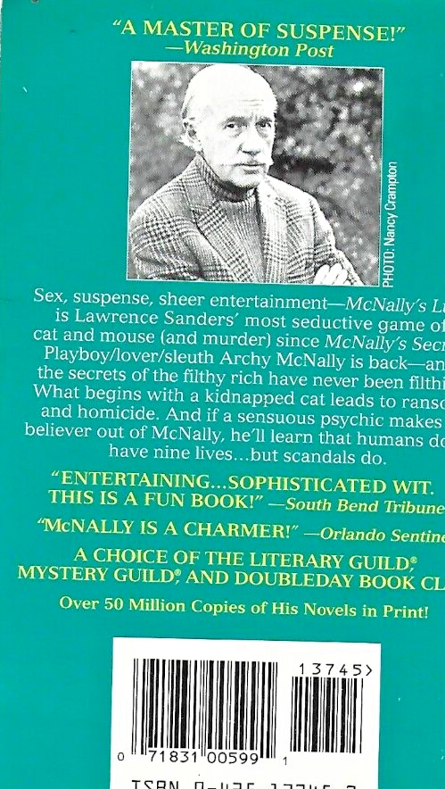 3-BOOKS by Lawrence Sander "SeeDiscription forTitles & Details              B-14