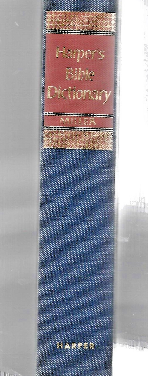 VTG 1961 Harper's Bible Dictionary  Madeleine & J. Lane Miller HC           B-24