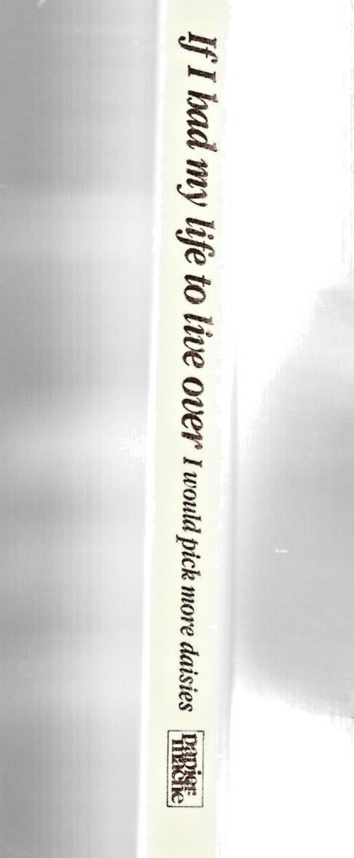 If I had my Life to Live Over 1992 HC by Sandra Martz "VG"                  B-28