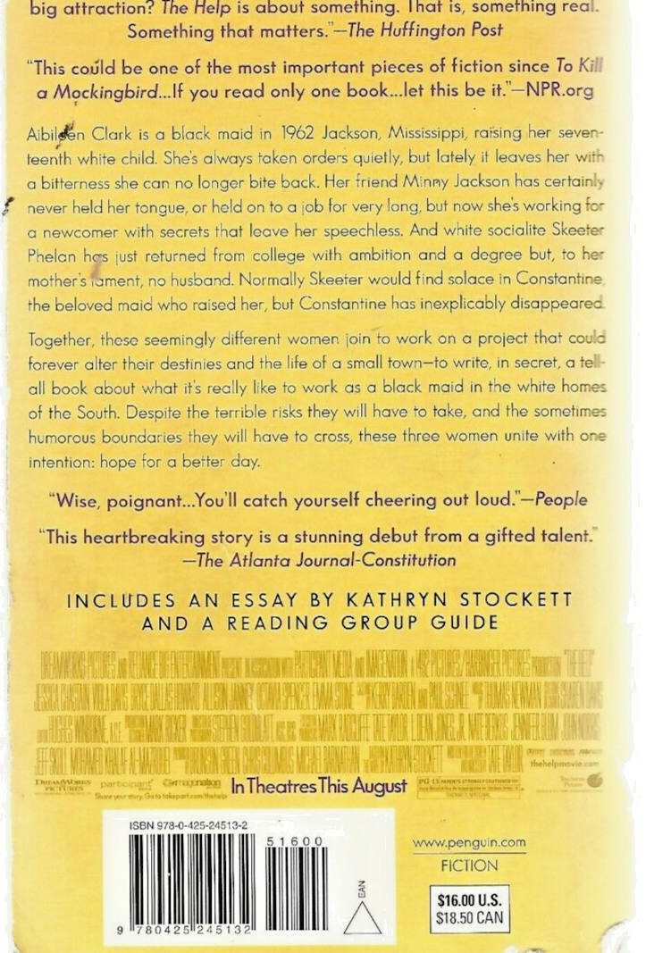 The Help - Paperback By Stockett, Kathryn                                    B-2
