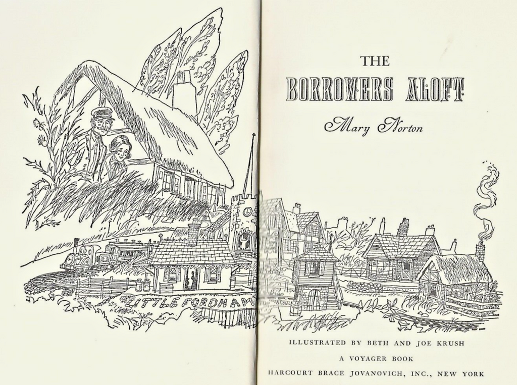The Borrowers Aloft 1961 PB by Mary Norton "Good"                           B-29