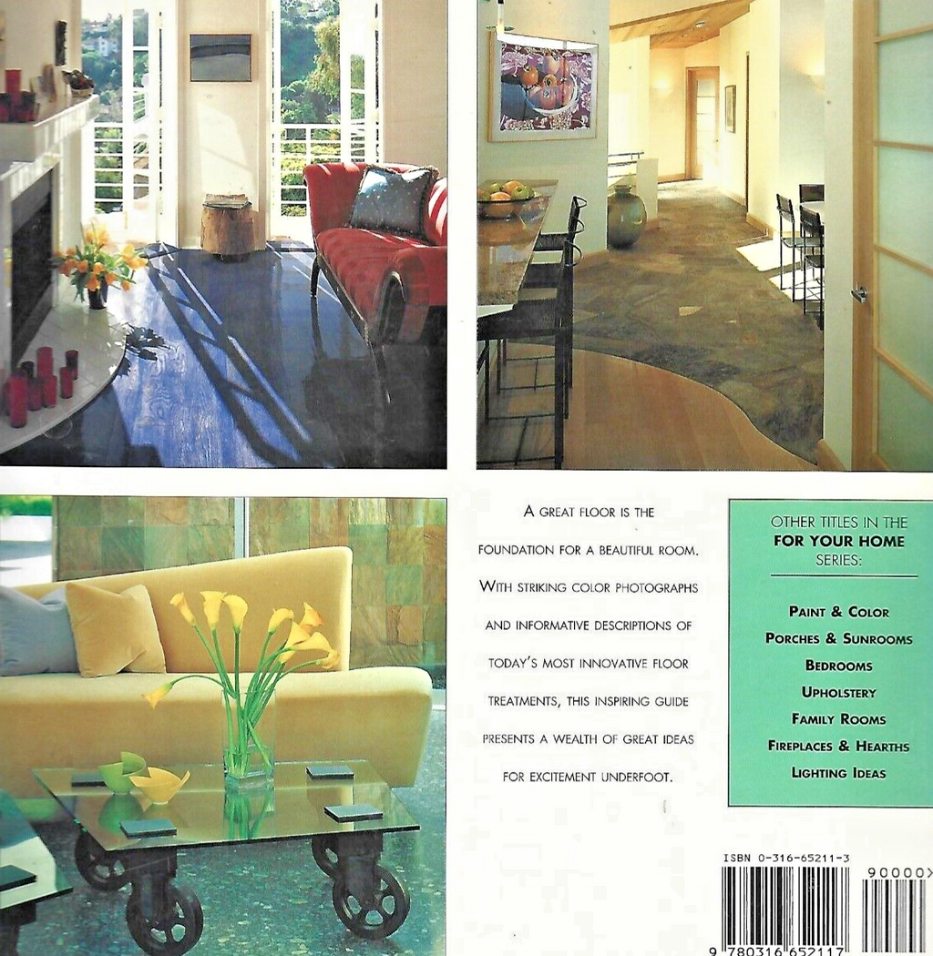 FLOOR TREATMENTS by Candace Manroe 1st Edition"Like New"                    B-16