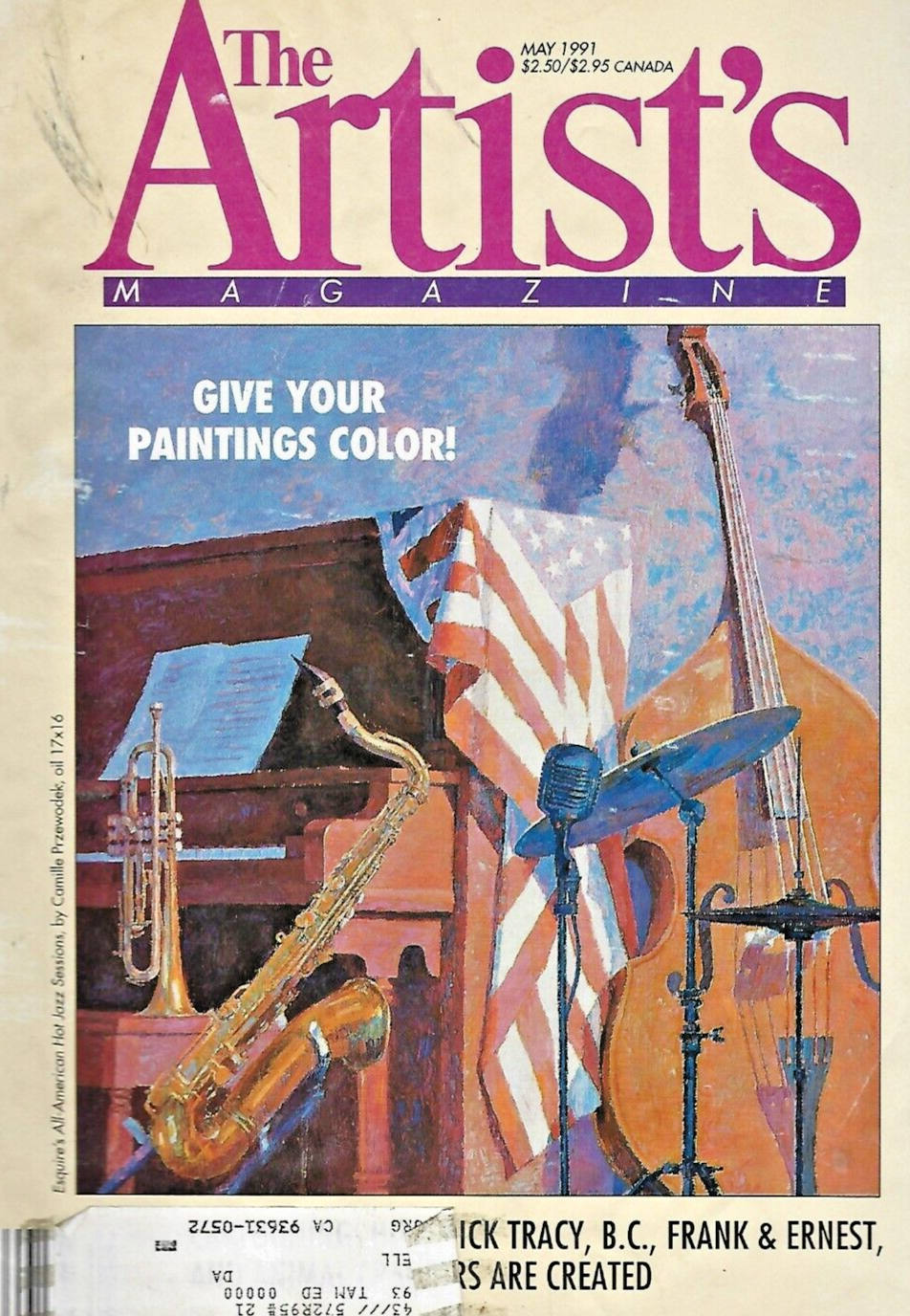 THE ARTIST'S MAGAZINE "10"1991 Magazines ( See Issues Below)   VG  B20