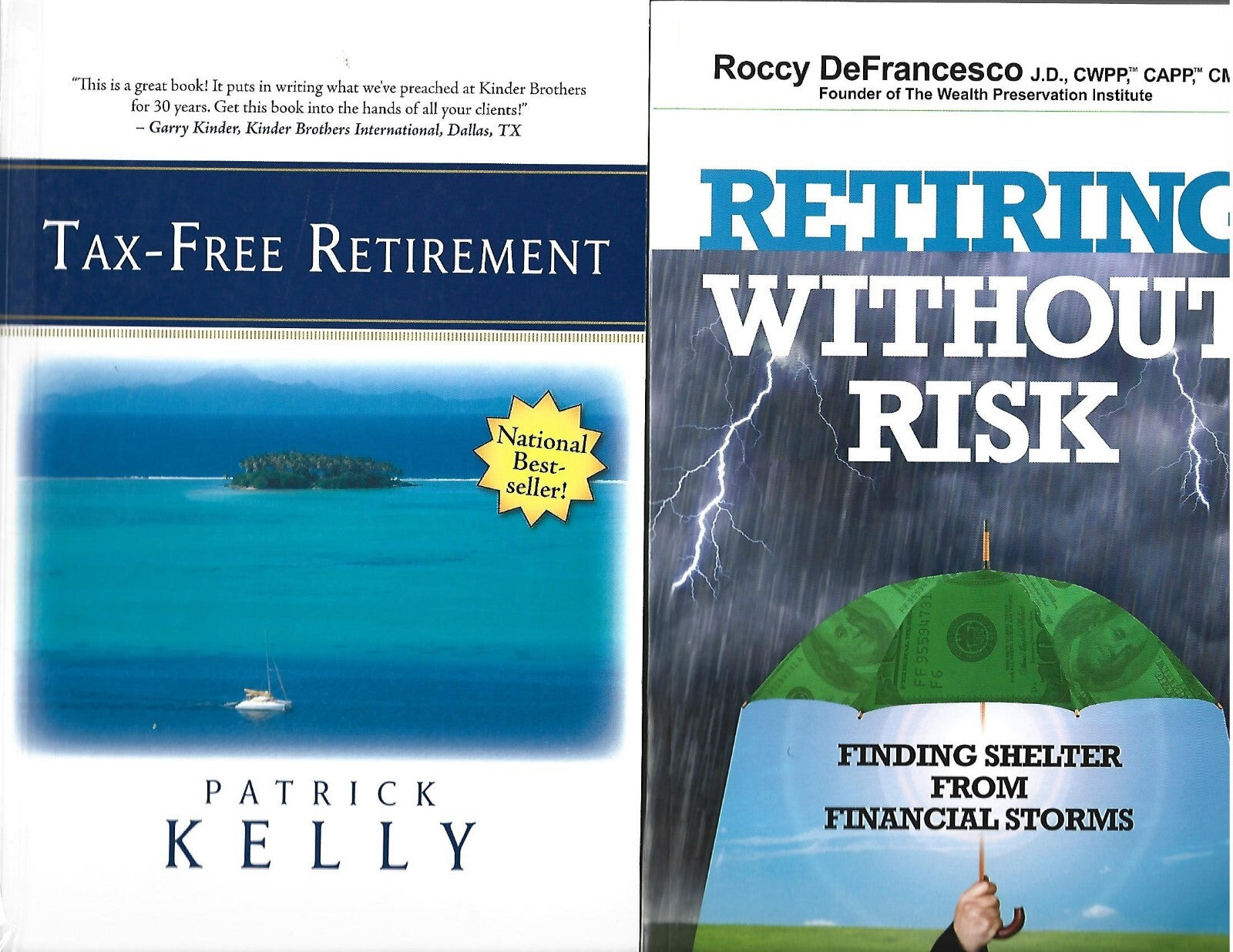 3- Paperback  BOOKS ON TAX FREE RETIREMENT  B-23
