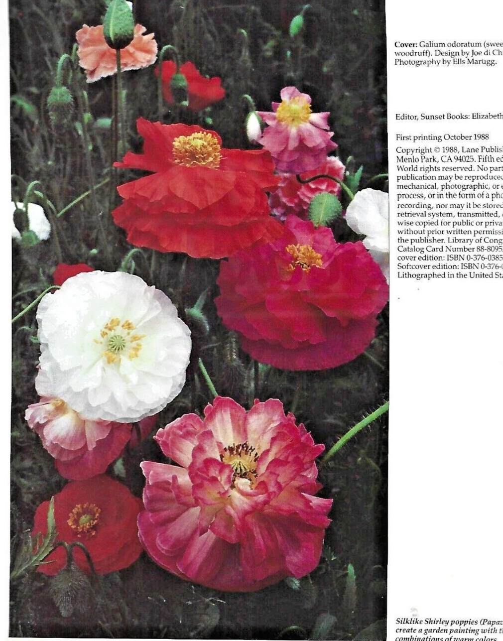 SUNSET WESTERN GARDEN BOOK 1988 P/B                                         B-12