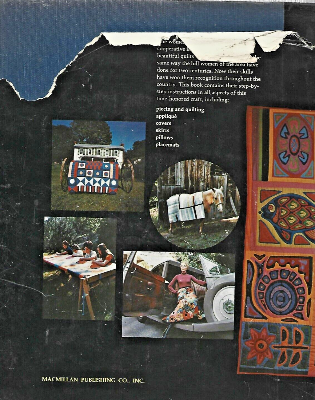 THE MOUNTAIN ARTISANS QUILTING BOOK H/C by Alfred Lewis                     B-16