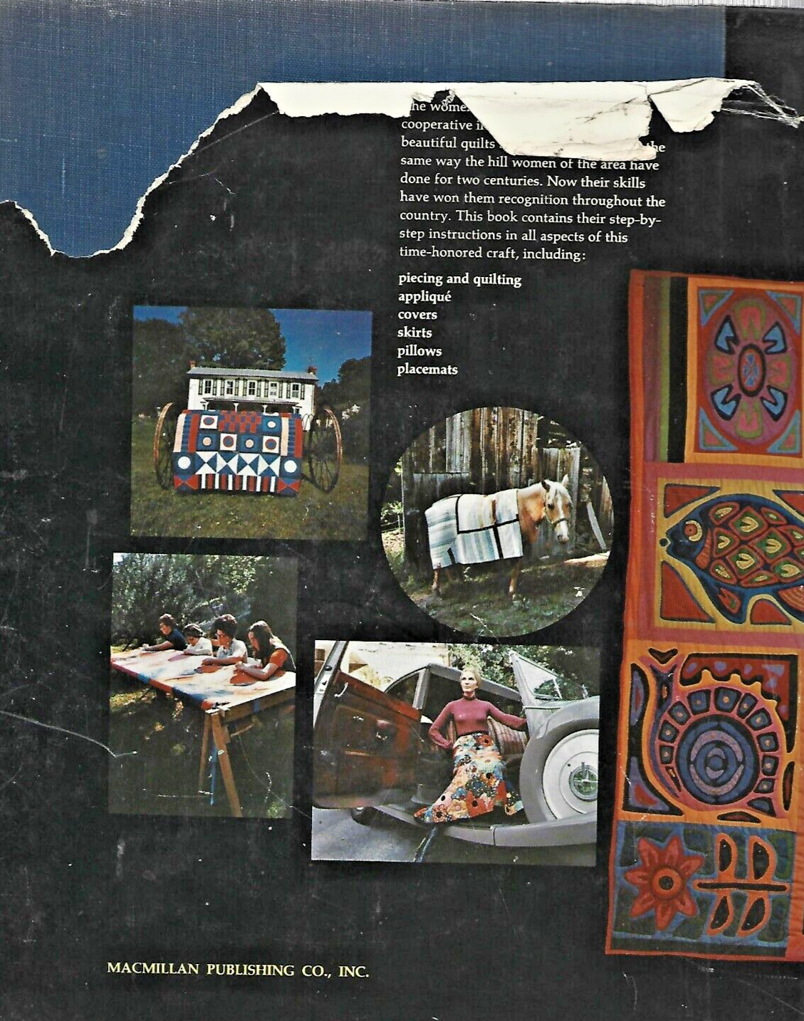 THE MOUNTAIN ARTISANS QUILTING BOOK H/C by Alfred Lewis                     B-16