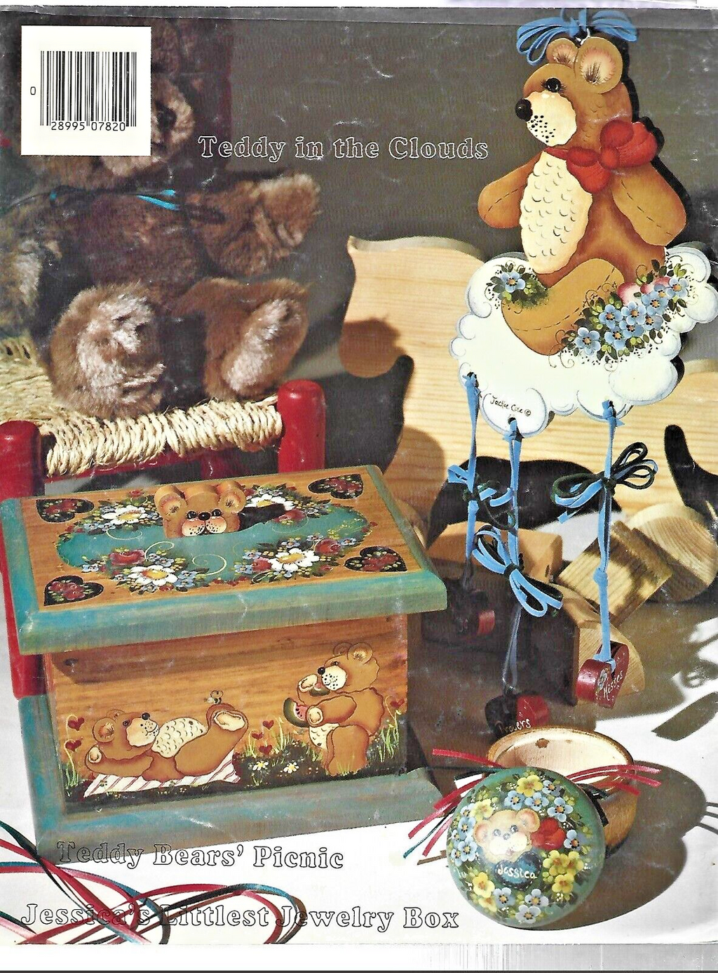 TEDDY BEARS FOREVER FOLK ART PAINTING BY JACKIE COLE                 B-1