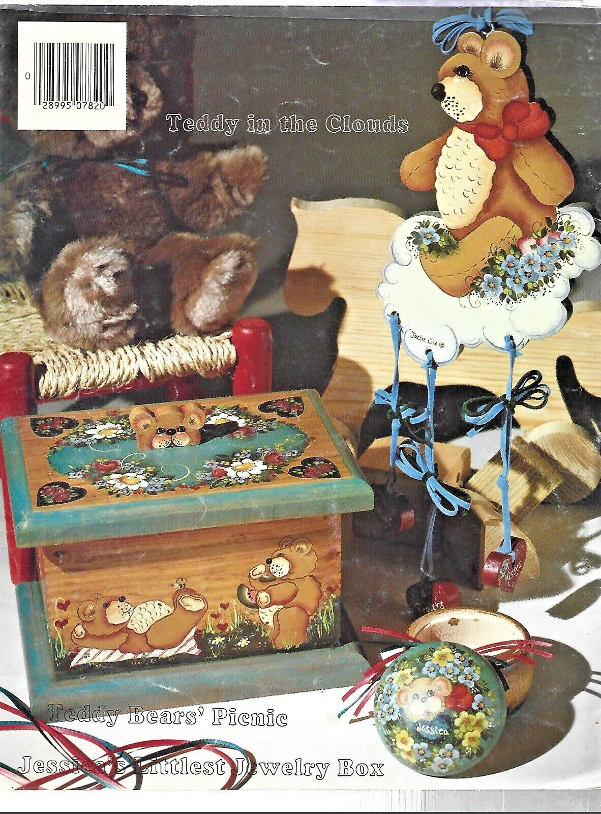 TEDDY BEARS FOREVER FOLK ART PAINTING BY JACKIE COLE                 B-1