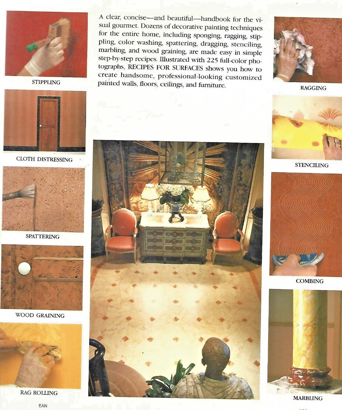 RECIPES FOR SURFACES by Mindy Drucker 1993 P/B                              B-16