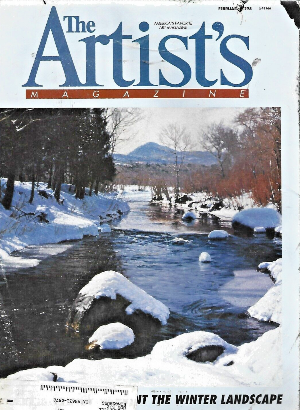 9- ARTIST'S MAGAZINES 1995 "JAN-FEB-MARCH-APRIL-MAY-JUNE-AUG-NOV-DEC          B3