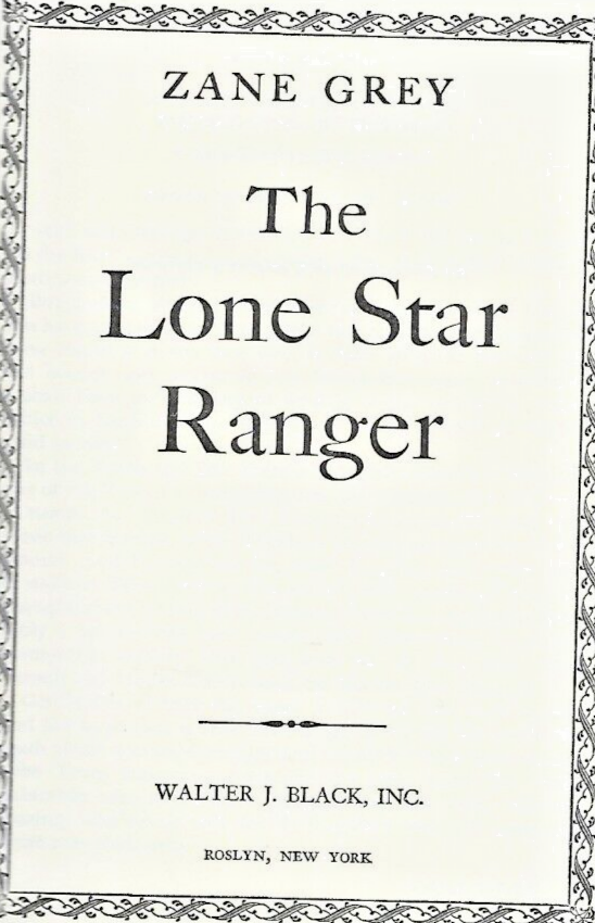 4-ZANE GREY BOOKS H/C (See Sellers Description for Titles)                  L-40