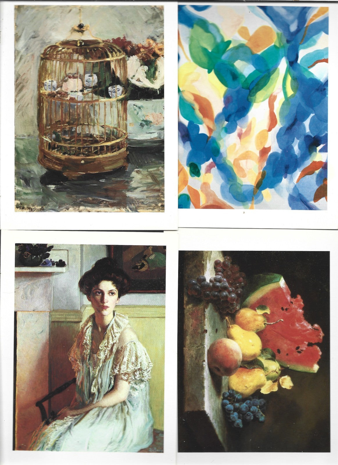 THE NATIONAL MUSEUM OF WOMEN IN THE ARTS POSTCARDS, FOLDED  B32