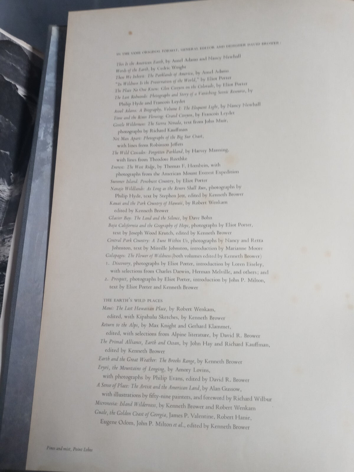 The Primal Alliance  Earth and Ocean by Richard Kauffman H/C                 B-7