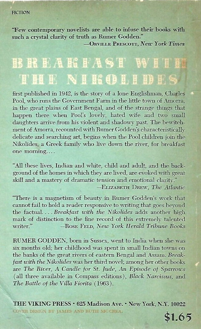 BREAKFAST WIH THE NIKOLIDES 1964 P/B                                        B-12