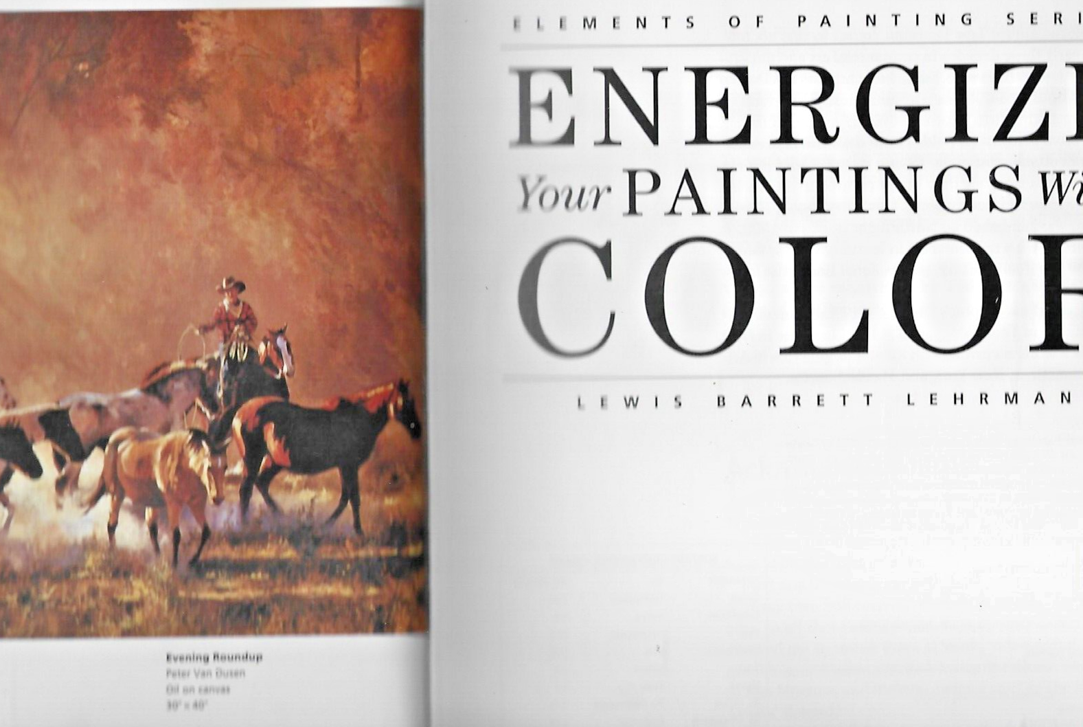 Energize Your Paintings With Color 1993 HC 1ST "MINT COND"                B-25