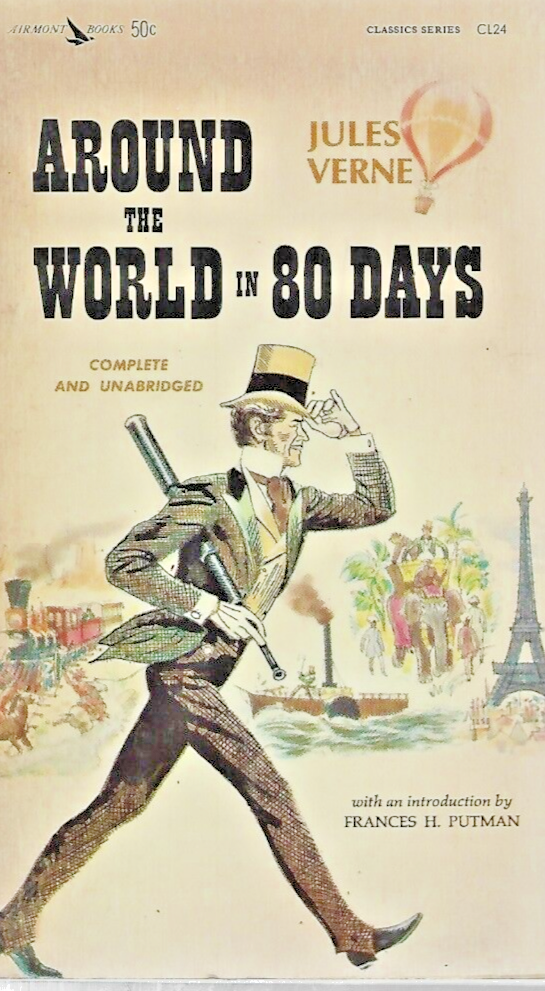 Around the World in 80 Days 1963 Airmont Classic by Jules Verne             B-26