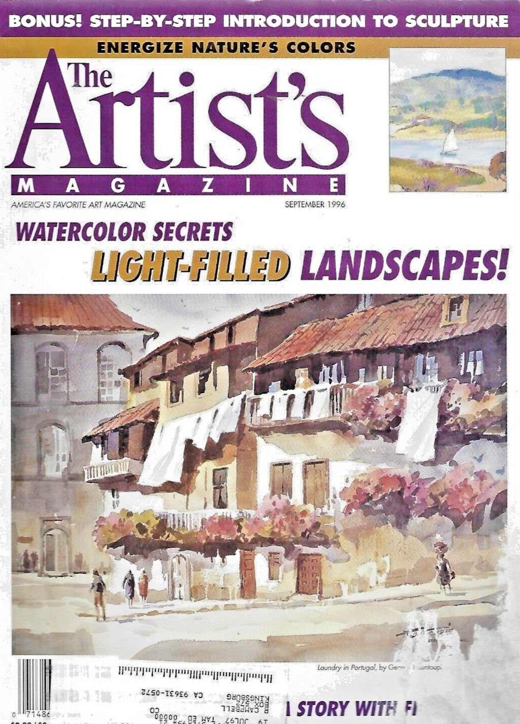 8 ARTIST'S MAGAZINES 1996 " JAN-APR-MAY-AUG-SEPT-OCT-NOV-DEC"                B13