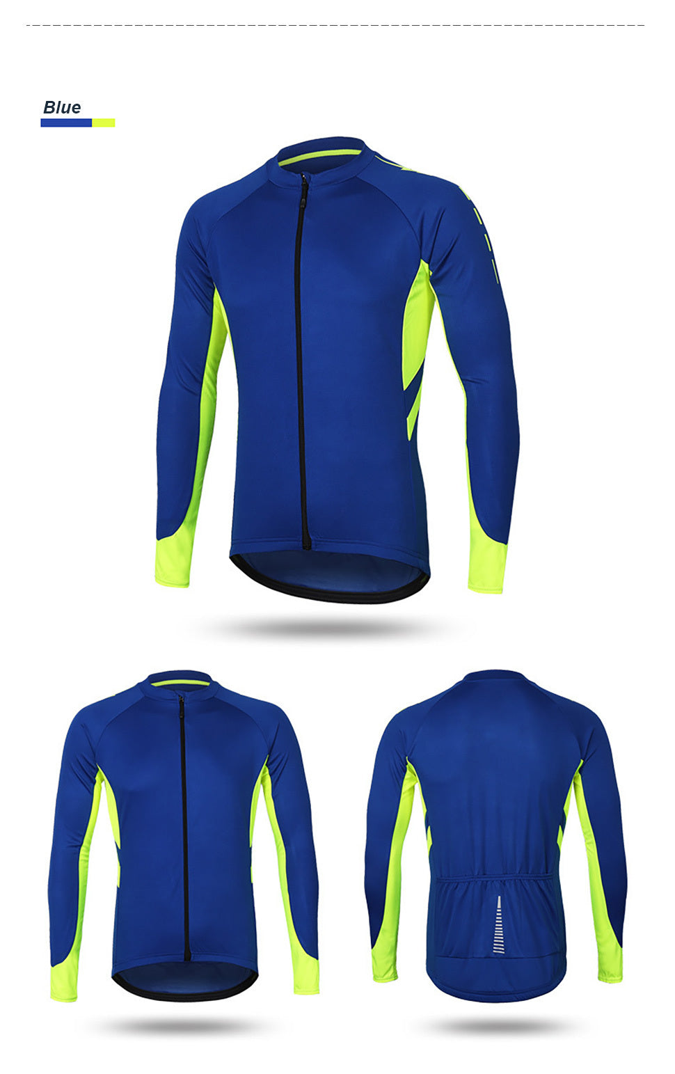 Quick-drying Breathable Men's Cycling Jersey with Pocket and Zipper
