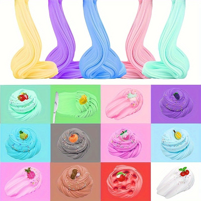 60pcs Mini Butter Slime Kit - Perfect Party Favors for Youngsters, Relax Toys, Ideal for Birthday Gifts & Holiday Stocking Stuffers