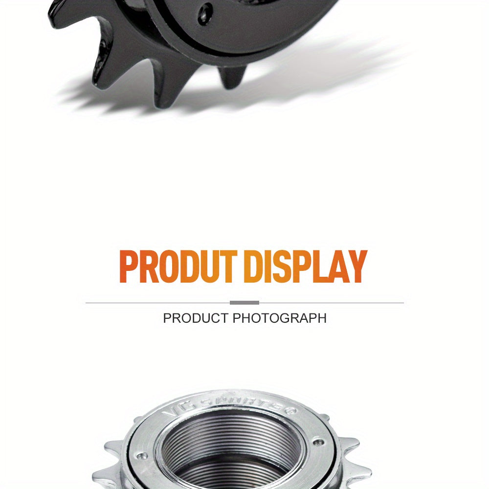 1pc VG Sports 16T/18T/20T/22T/24T 34MM Bicycle Flywheel Single Speed Bicycle Flywheel Sprocket 1 Speed Gear For BMX Flywheel Sprocket Gear Bike Accessories
