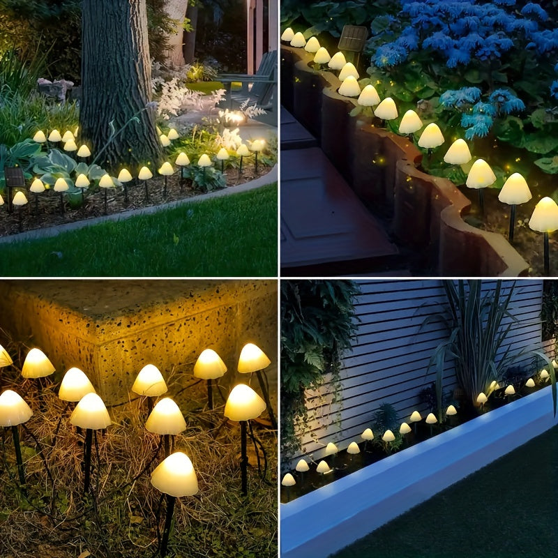 Solar Powered 1 Set of 10 Lights, Easy to Install, Durable Solar Fairy Lights with Remote Control for Garden Yard Porch Wedding Party Decor