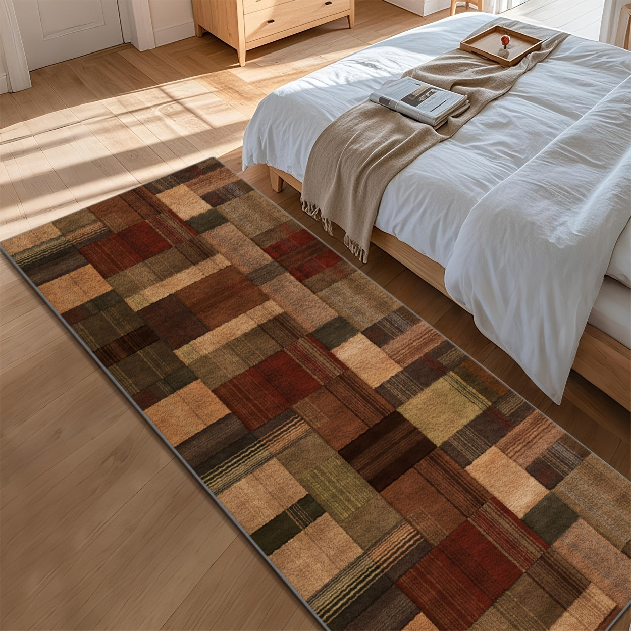 2D Printed Rugs for Stylish Home Decor, Suitable for Commercial Spaces. Long Runner Carpets for Living Rooms, Sofa Mats, Bedroom Rugs, Bedside Mats, And Entrance Doormats. Ideal for Dining Tables And Coffee Tables, Applicable