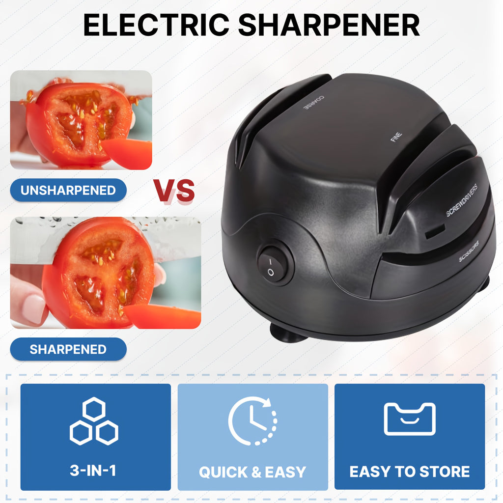 [Professional Knife Sharpener] WANVOAPLS Professional Electric Knife Sharpener