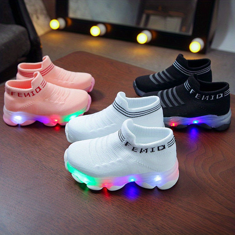 [Casual Sports Shoes] Breathable Lightweight Dual-Color Gradient Canvas Shoes | Boys' and Girls' Casual Sports Shoes for Students, White
