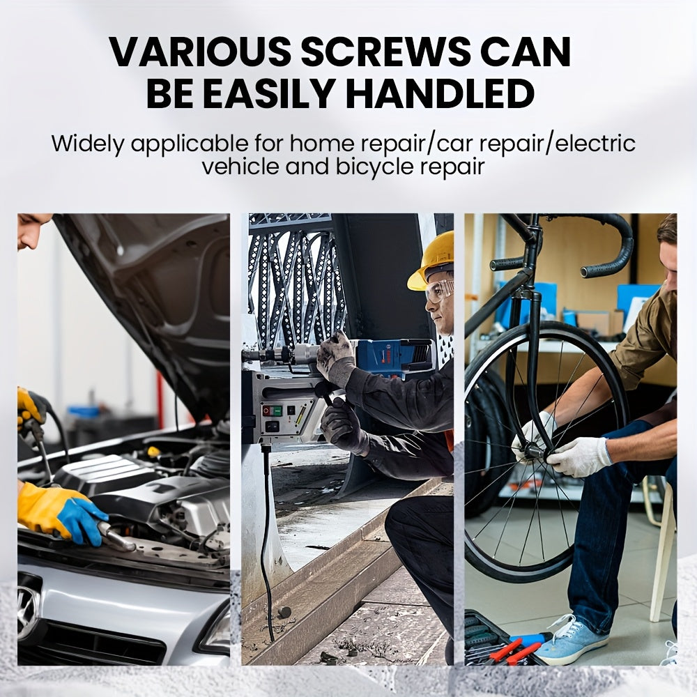 AIRAJ Multi-functional Socket Wrench Head 360 Degree Rotation Automatic Locking Hardness High Torquee Repa