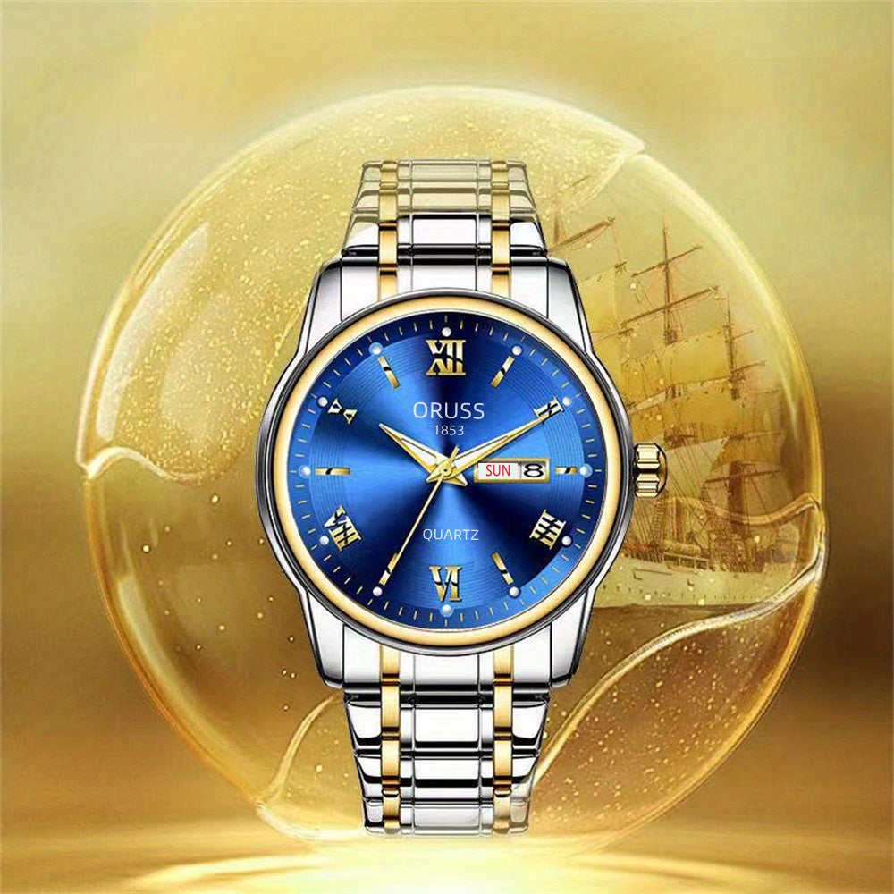 Classis Men's Watch Waterproof Luminous Durable Business Sports Wrist Watch, Ideal choice for Gifts