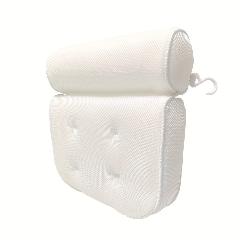 1pc Luxury Spa Bath Pillow with Strong Non-Slip Suction Cups for Comfortable Bathing and Support of Head, Back, Shoulder, and Neck, Valentine's Day gift for girlfriend