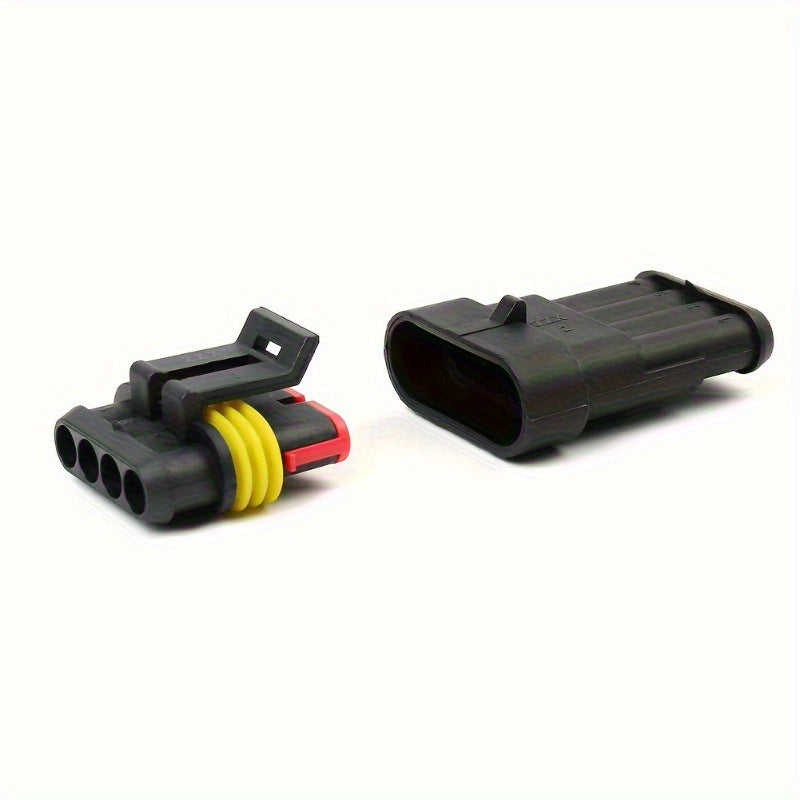352pcs Waterproof Automotive Electrical Connector Kit - Durable 1/2/3/4 Pin Wire Plugs for Easy Car Repair & Maintenance