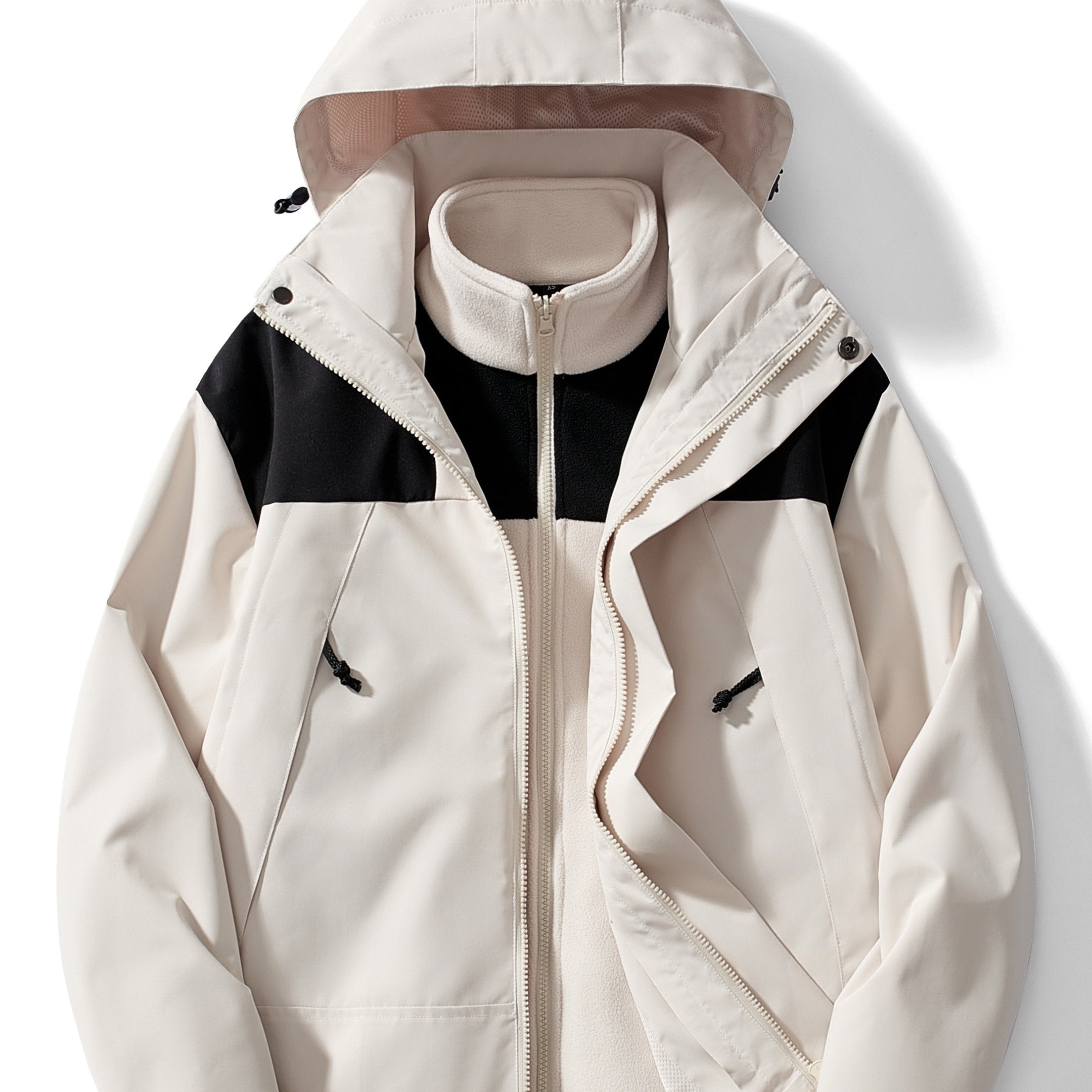 Women's 3-in-1 Outdoor Sports Jacket - Windproof, Waterproof, and Perfect for Mountaineering and Skiing