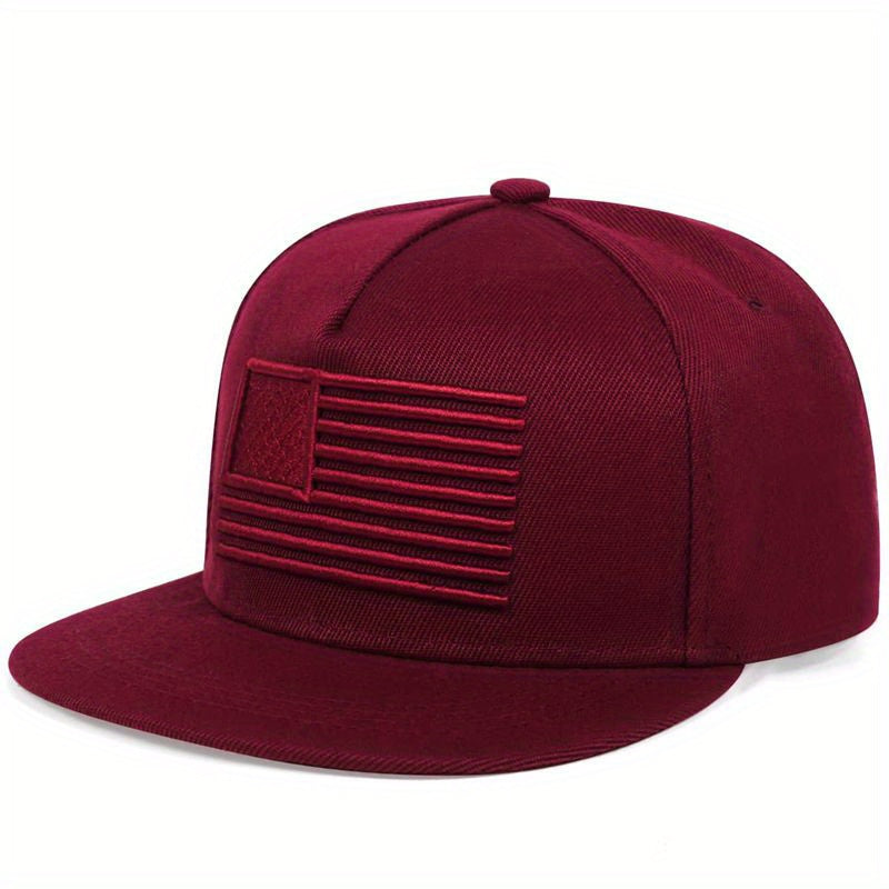 1pc Men's American Flag Baseball Cap, Hats For Outdoor Sports, Men's Hats