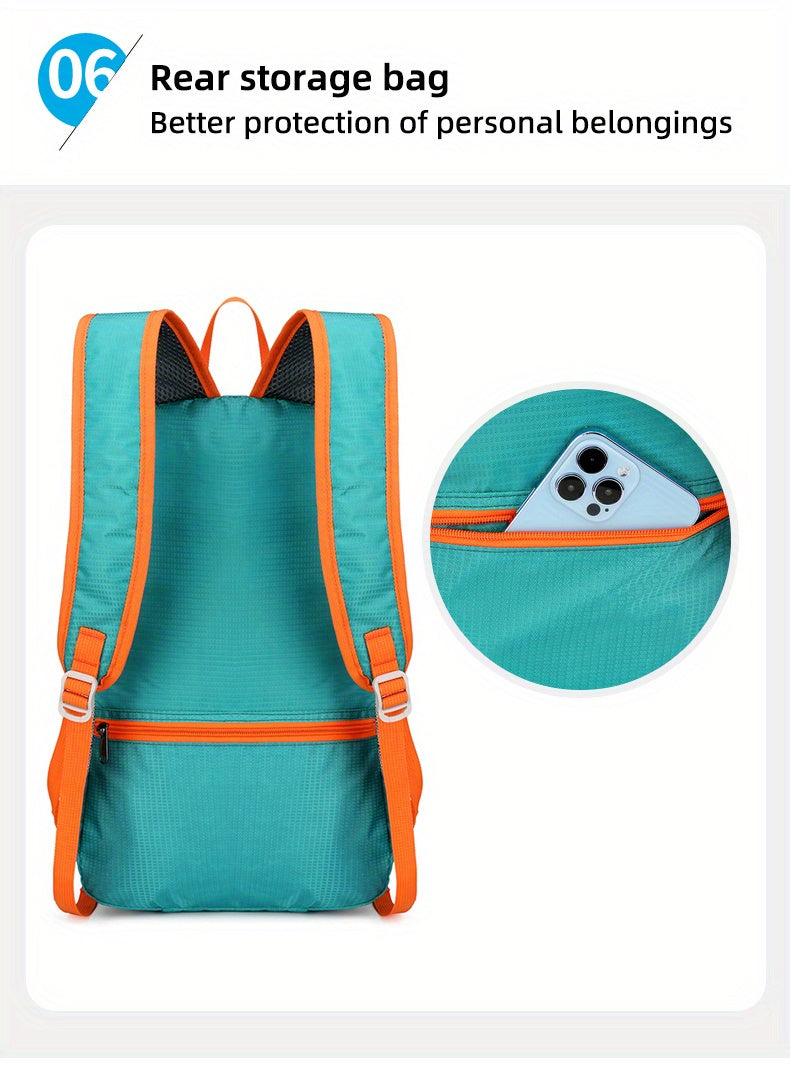 18L Outdoor Sports Backpack Ultra-light Large Capacity Folding Backpack Mountaineering